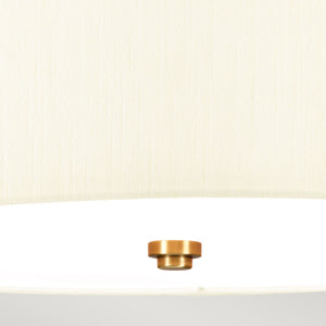 Designer's Lightbox Ceiling Flush from the Fletcher Flush range. Fletcher 18" Flush Product Code = DL-FLETCHER18-3LT-IV-AB