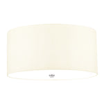 Designer's Lightbox Ceiling Flush from the Fletcher Flush range. Fletcher 18" Flush Product Code = DL-FLETCHER18-3LT-IV-PC