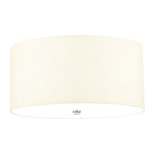 Designer's Lightbox Ceiling Flush from the Fletcher Flush range. Fletcher 18" Flush Product Code = DL-FLETCHER18-3LT-IV-PC