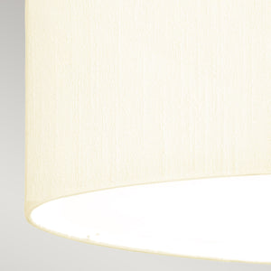 Designer's Lightbox Ceiling Flush from the Fletcher Flush range. Fletcher 22" Flush Product Code = DL-FLETCHER22-5LT-IV-AB
