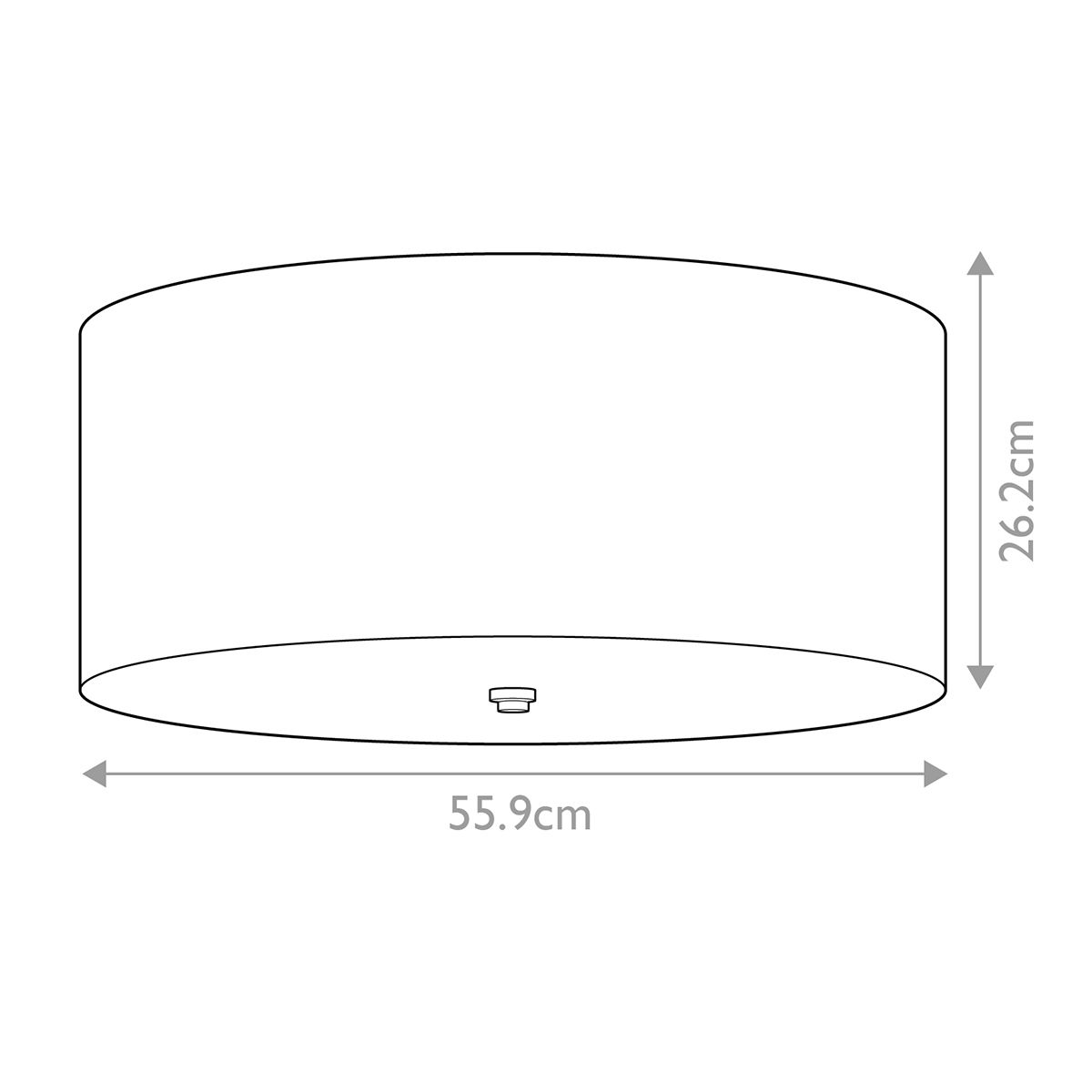 Designer's Lightbox Ceiling Flush from the Fletcher Flush range. Fletcher 22" Flush – SKU DL-FLETCHER22-5LT-IV-PC