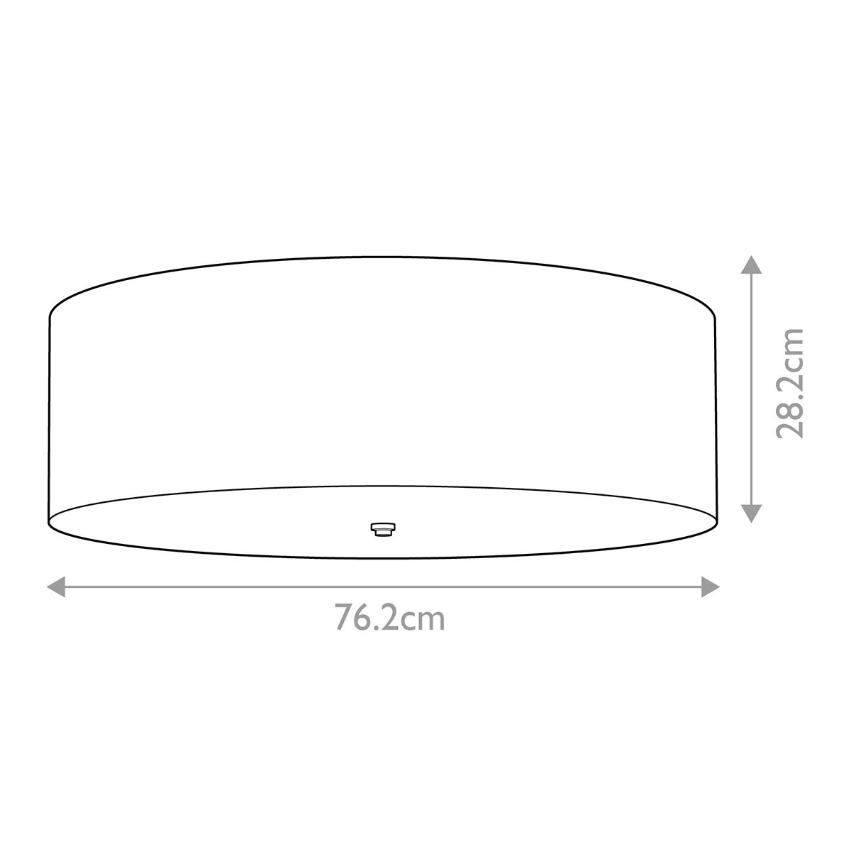 Designer's Lightbox Ceiling Flush from the Fletcher Flush range. Fletcher 30" Flush – SKU DL-FLETCHER30-7LT-IV-PC