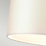 Designer's Lightbox Ceiling Flush from the Fletcher Flush range. Fletcher 34" Flush Product Code = DL-FLETCHER34-7LT-IV-PC
