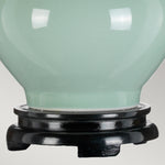 Designer's Lightbox Table Lamp from the Harbin range. Harbin Gourd 1 Light Table Lamp with Tall Empire - Celadon Product Code = DL-HARBIN-TL-CEL