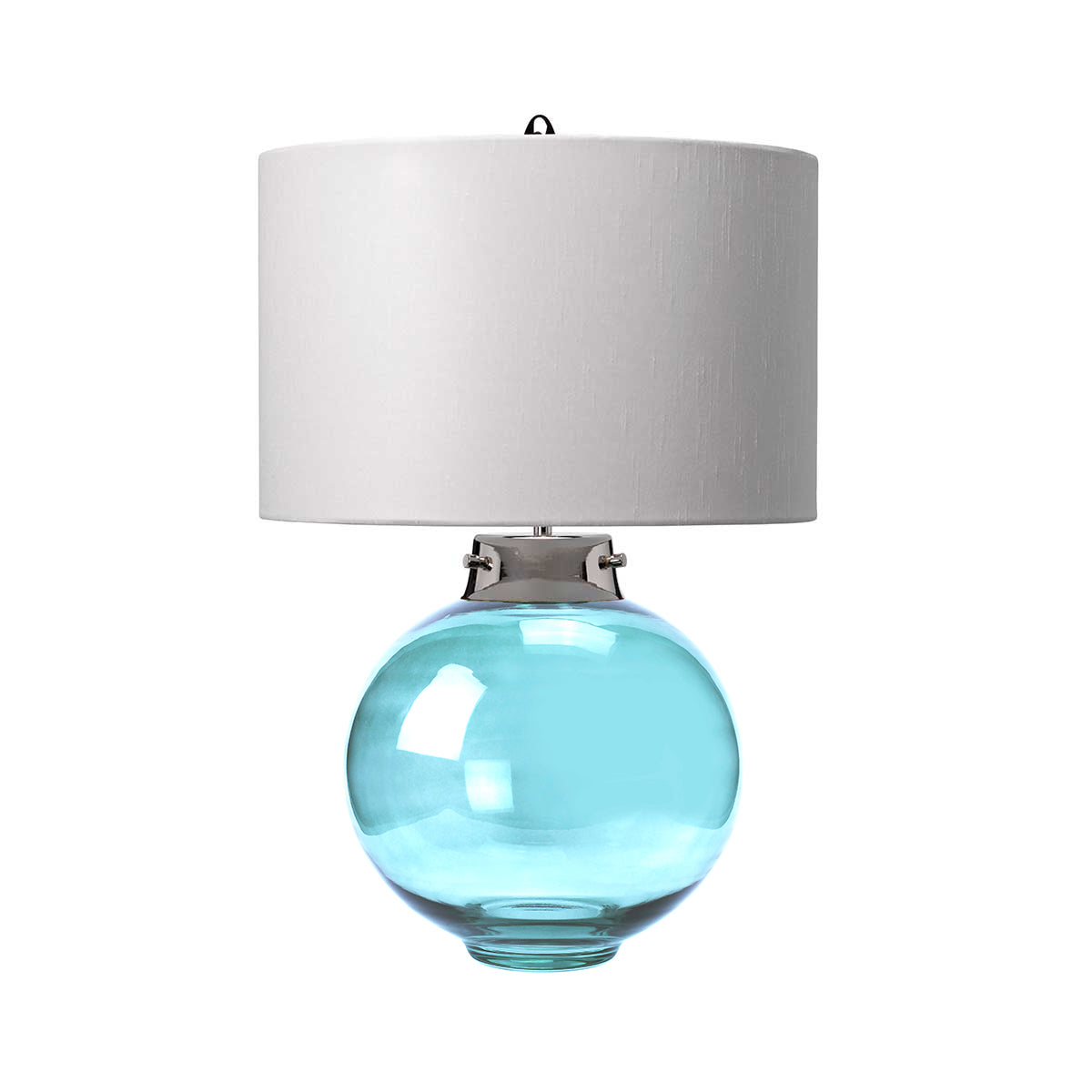 Elstead Lighting Table Lamp from the Kara range. Kara Table Lamp - Blue Product Code = DL-KARA-TL-BLUE