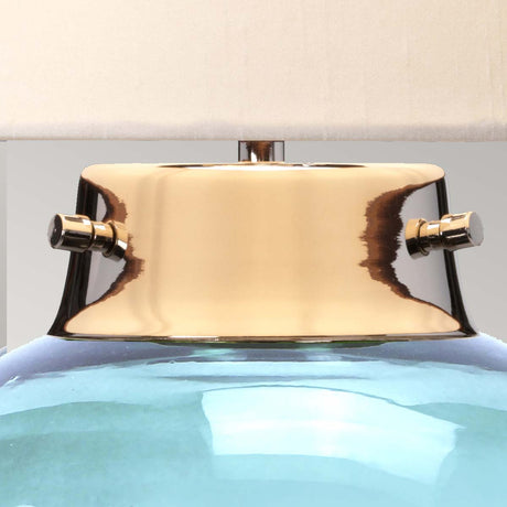 Elstead Lighting Table Lamp from the Kara range. Kara Table Lamp - Blue Product Code = DL-KARA-TL-BLUE