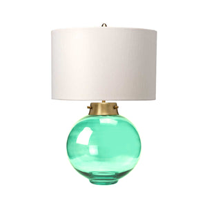 Elstead Lighting Table Lamp from the Kara range. Kara Table Lamp - Dark Green Product Code = DL-KARA-TL-GREEN