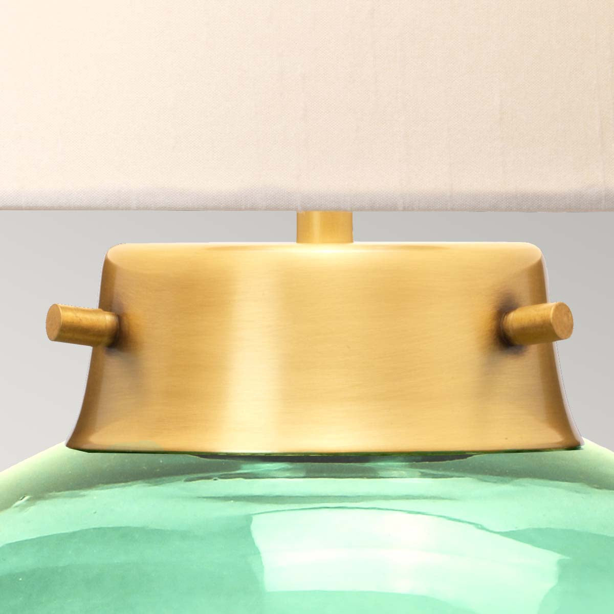 Elstead Lighting Table Lamp from the Kara range. Kara Table Lamp - Dark Green Product Code = DL-KARA-TL-GREEN
