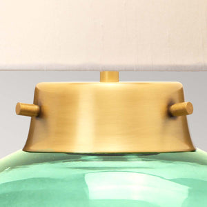 Elstead Lighting Table Lamp from the Kara range. Kara Table Lamp - Dark Green Product Code = DL-KARA-TL-GREEN