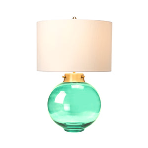 Elstead Lighting Table Lamp from the Kara range. Kara Table Lamp - Dark Green Product Code = DL-KARA-TL-GREEN