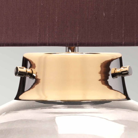Elstead Lighting Table Lamp from the Kara range. Kara Table Lamp - Smoke Product Code = DL-KARA-TL-SMOKE