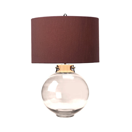 Elstead Lighting Table Lamp from the Kara range. Kara Table Lamp - Smoke Product Code = DL-KARA-TL-SMOKE