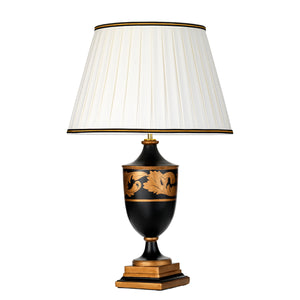 Designer's Lightbox Table Lamp from the Narbonne range. Narbonne 1 Light Table Lamp - with Tall Empire Shade Product Code = DL-NARBONNE-TL