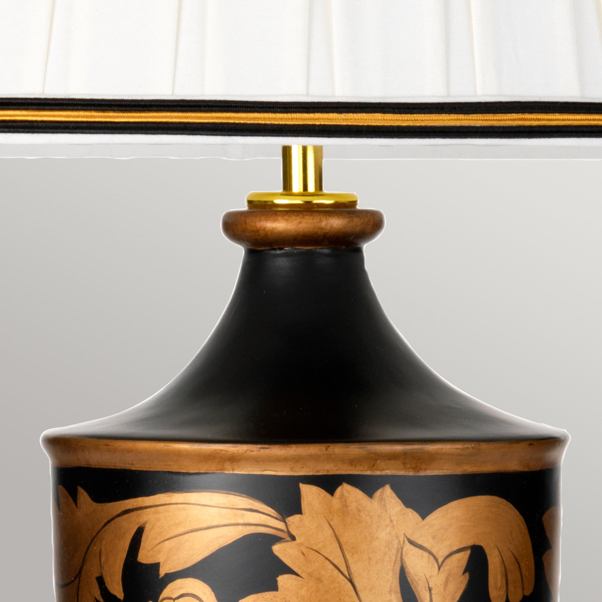 Designer's Lightbox Table Lamp from the Narbonne range. Narbonne 1 Light Table Lamp - with Tall Empire Shade Product Code = DL-NARBONNE-TL