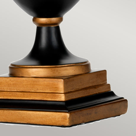 Designer's Lightbox Table Lamp from the Narbonne range. Narbonne 1 Light Table Lamp - with Tall Empire Shade Product Code = DL-NARBONNE-TL