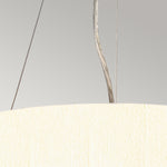 Designer's Lightbox Pendant from the Pearce range. Pearce 14" Pendant with Aged Brass Ceiling Pan Product Code = DL-PEARCE14-3LT-IV-AB