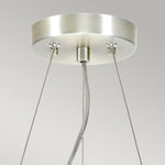 Designer's Lightbox Pendant from the Pearce range. Pearce 14" Pendant with Polished Chrome – SKU DL-PEARCE14-3LT-IV-PC