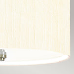 Designer's Lightbox Pendant from the Pearce range. Pearce 14" Pendant with Polished Chrome Ceiling Pan Product Code = DL-PEARCE14-3LT-IV-PC