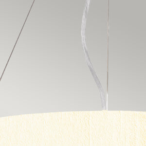 Designer's Lightbox Pendant from the Pearce range. Pearce 18" Pendant with Aged Brass Ceiling Pan Product Code = DL-PEARCE18-3LT-IV-AB