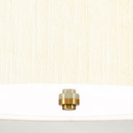 Designer's Lightbox Pendant from the Pearce range. Pearce 18" Pendant with Aged Brass Ceiling Pan Product Code = DL-PEARCE18-3LT-IV-AB