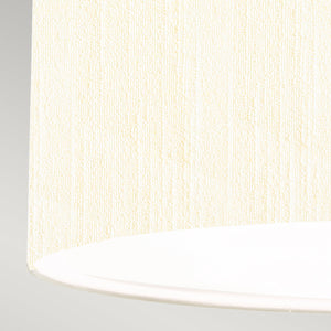 Designer's Lightbox Pendant from the Pearce range. Pearce 18" Pendant with Polished Chrome Ceiling Pan Product Code = DL-PEARCE18-3LT-IV-PC