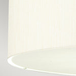 Designer's Lightbox Pearce 22" Pendant with Aged Brass Ceiling Pan DL-PEARCE22-5LT-IV-AB