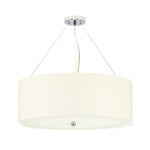 Designer's Lightbox Pendant from the Pearce range. Pearce 22" Pendant with Polished Chrome – SKU DL-PEARCE22-5LT-IV-PC