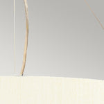 Designer's Lightbox Pendant from the Pearce range. Pearce 22" Pendant with Polished Chrome – SKU DL-PEARCE22-5LT-IV-PC