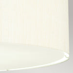 Designer's Lightbox Pendant from the Pearce range. Pearce 22" Pendant with Polished Chrome Ceiling Pan Product Code = DL-PEARCE22-5LT-IV-PC