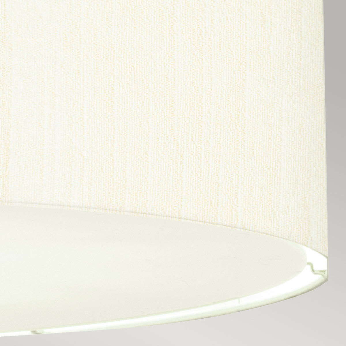 Designer's Lightbox Pendant from the Pearce range. Pearce 22" Pendant with Polished Chrome Ceiling Pan Product Code = DL-PEARCE22-5LT-IV-PC