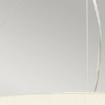 Designer's Lightbox Pendant from the Pearce range. Pearce 26" Pendant with Polished Chrome – SKU DL-PEARCE26-5LT-IV-PC