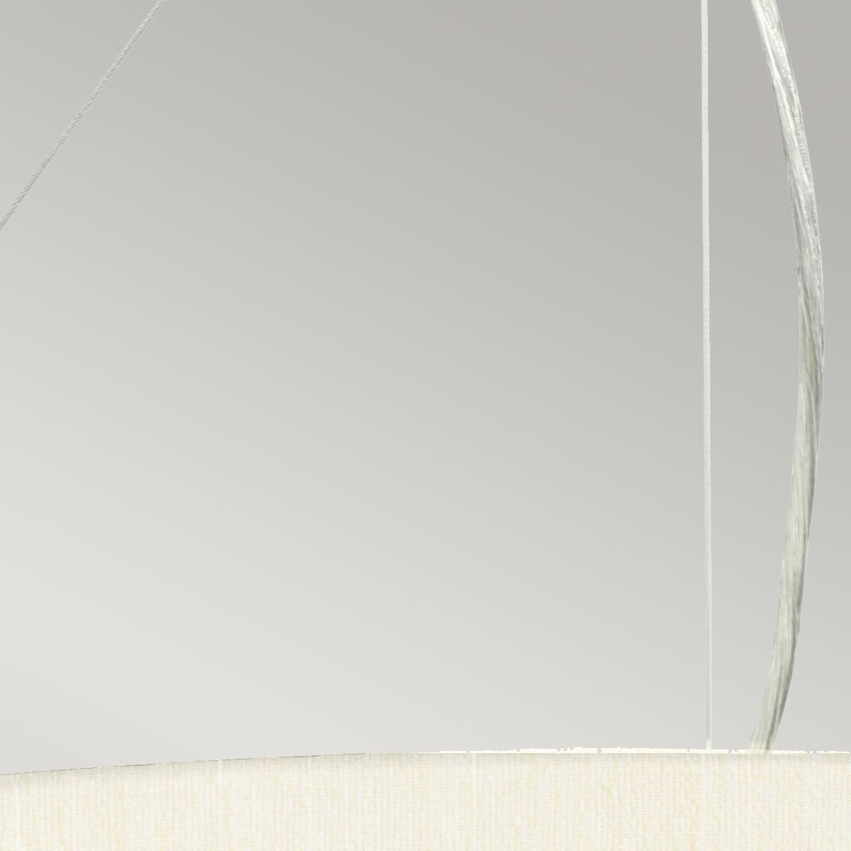 Designer's Lightbox Pendant from the Pearce range. Pearce 26" Pendant with Polished Chrome – SKU DL-PEARCE26-5LT-IV-PC