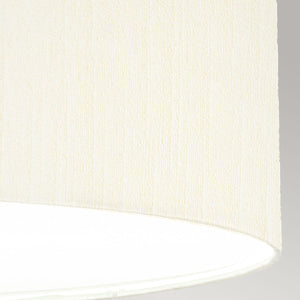 Designer's Lightbox Pendant from the Pearce range. Pearce 26" Pendant with Polished Chrome Ceiling Pan Product Code = DL-PEARCE26-5LT-IV-PC