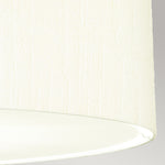 Designer's Lightbox Pendant from the Pearce range. Pearce 30" Pendant with Aged Brass Ceiling Pan Product Code = DL-PEARCE30-7LT-IV-AB