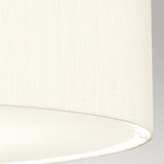 Designer's Lightbox Pendant from the Pearce range. Pearce 34" Pendant with Polished Chrome Ceiling Pan Product Code = DL-PEARCE34-7LT-IV-PC