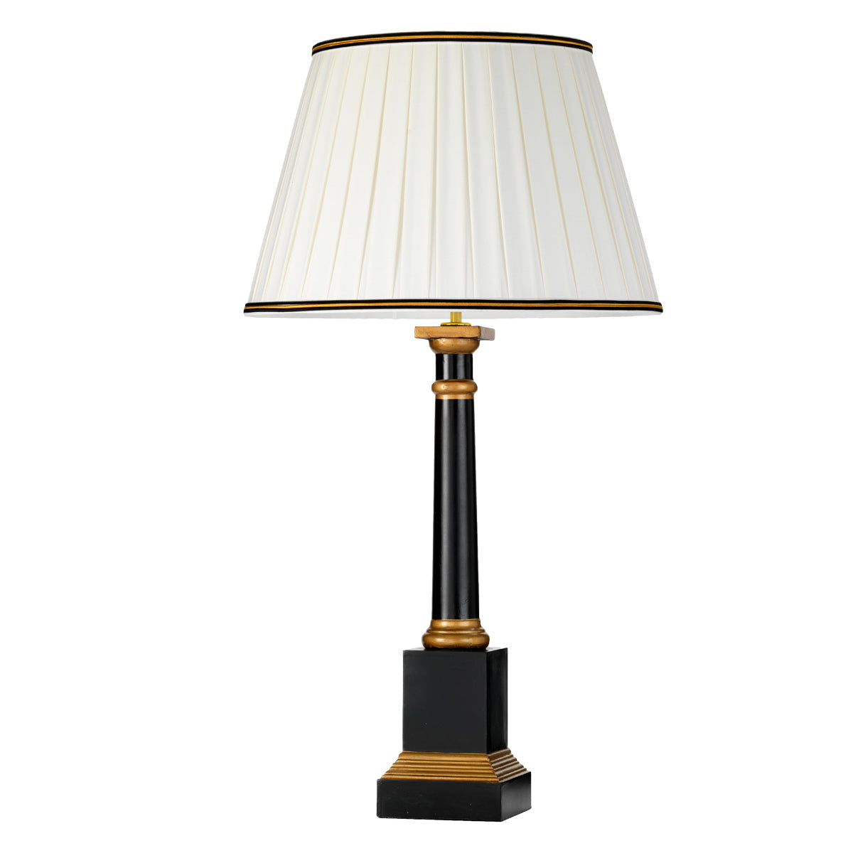 Designer's Lightbox Table Lamp from the Peronne range. Peronne 1 Light Table Lamp With Tall Empire Shade Product Code = DL-PERONNE-TL