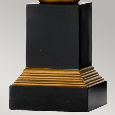 Designer's Lightbox Table Lamp from the Peronne range. Peronne 1 Light Table Lamp With Tall Empire Shade Product Code = DL-PERONNE-TL