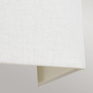 Designer's Lightbox Riley Large Rectangular Wall Light with Aged Brass Back Plate DL-RILEY-L-IV-AB