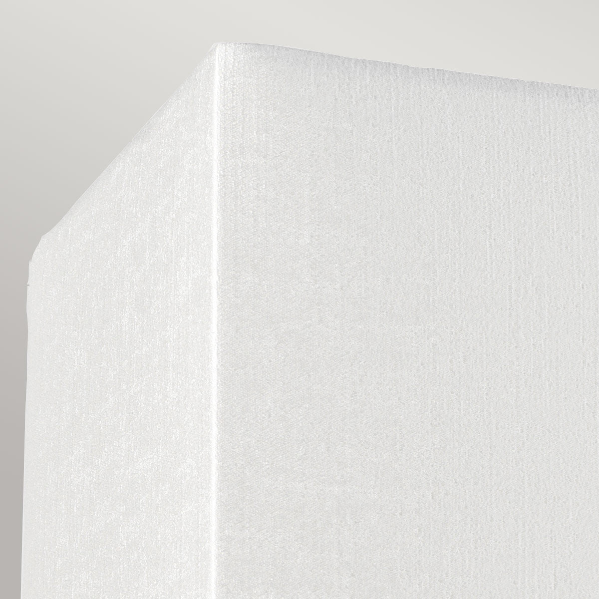 Designer's Lightbox Riley Large Rectangular Wall Light with Polished Chrome Back Plate DL-RILEY-L-IV-PC