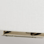 Designer's Lightbox Riley Large Rectangular Wall Light with Polished Chrome Back Plate – SKU DL-RILEY-L-IV-PC