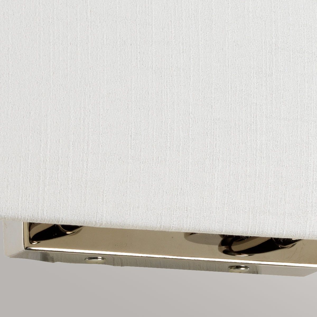 Designer's Lightbox Riley Large Rectangular Wall Light with Polished Chrome Back Plate – SKU DL-RILEY-L-IV-PC