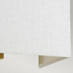 Designer's Lightbox Riley Medium Rectangular Wall Light with Aged Brass Back Plate – SKU DL-RILEY-M-IV-AB