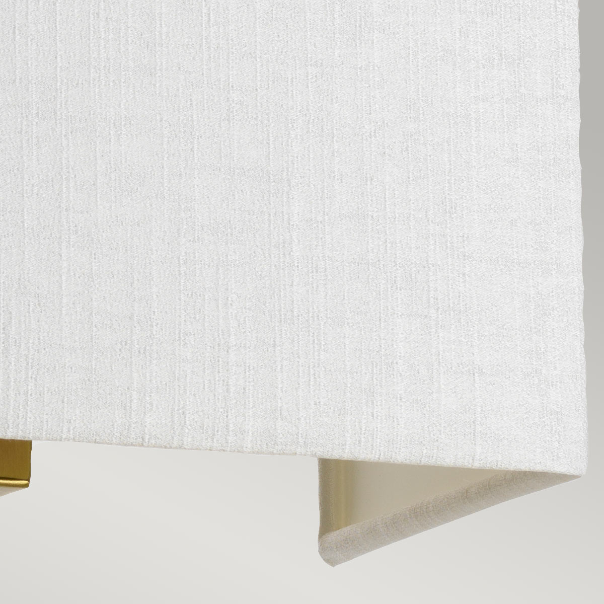 Designer's Lightbox Riley Medium Rectangular Wall Light with Aged Brass Back Plate DL-RILEY-M-IV-AB