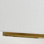 Designer's Lightbox Riley Medium Rectangular Wall Light with Aged Brass Back Plate – SKU DL-RILEY-M-IV-AB