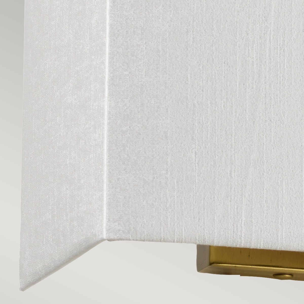 Designer's Lightbox Riley Medium Rectangular Wall Light with Aged Brass Back Plate – SKU DL-RILEY-M-IV-AB