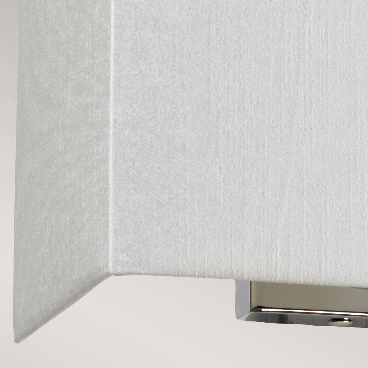 Designer's Lightbox Riley Medium Rectangular Wall Light with Polished Chrome Back Plate DL-RILEY-M-IV-PC