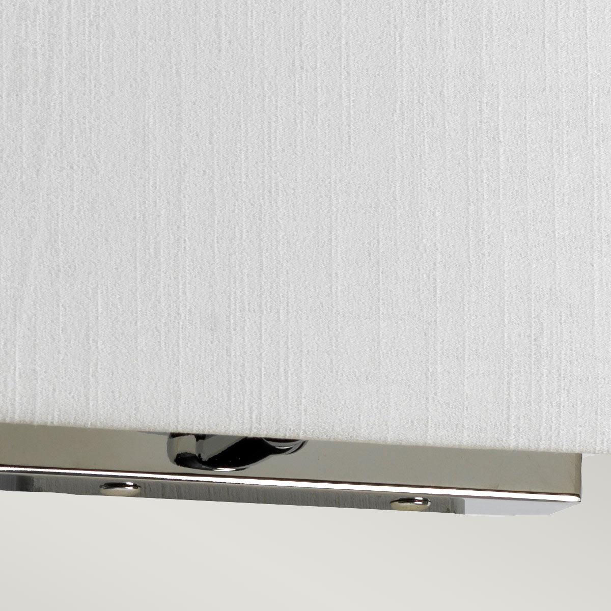 Designer's Lightbox Riley Medium Rectangular Wall Light with Polished Chrome Back Plate DL-RILEY-M-IV-PC