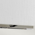 Designer's Lightbox Riley Medium Rectangular Wall Light with Polished Chrome Back Plate DL-RILEY-M-IV-PC
