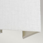 Designer's Lightbox Riley Medium Rectangular Wall Light with Polished Chrome Back Plate DL-RILEY-M-IV-PC