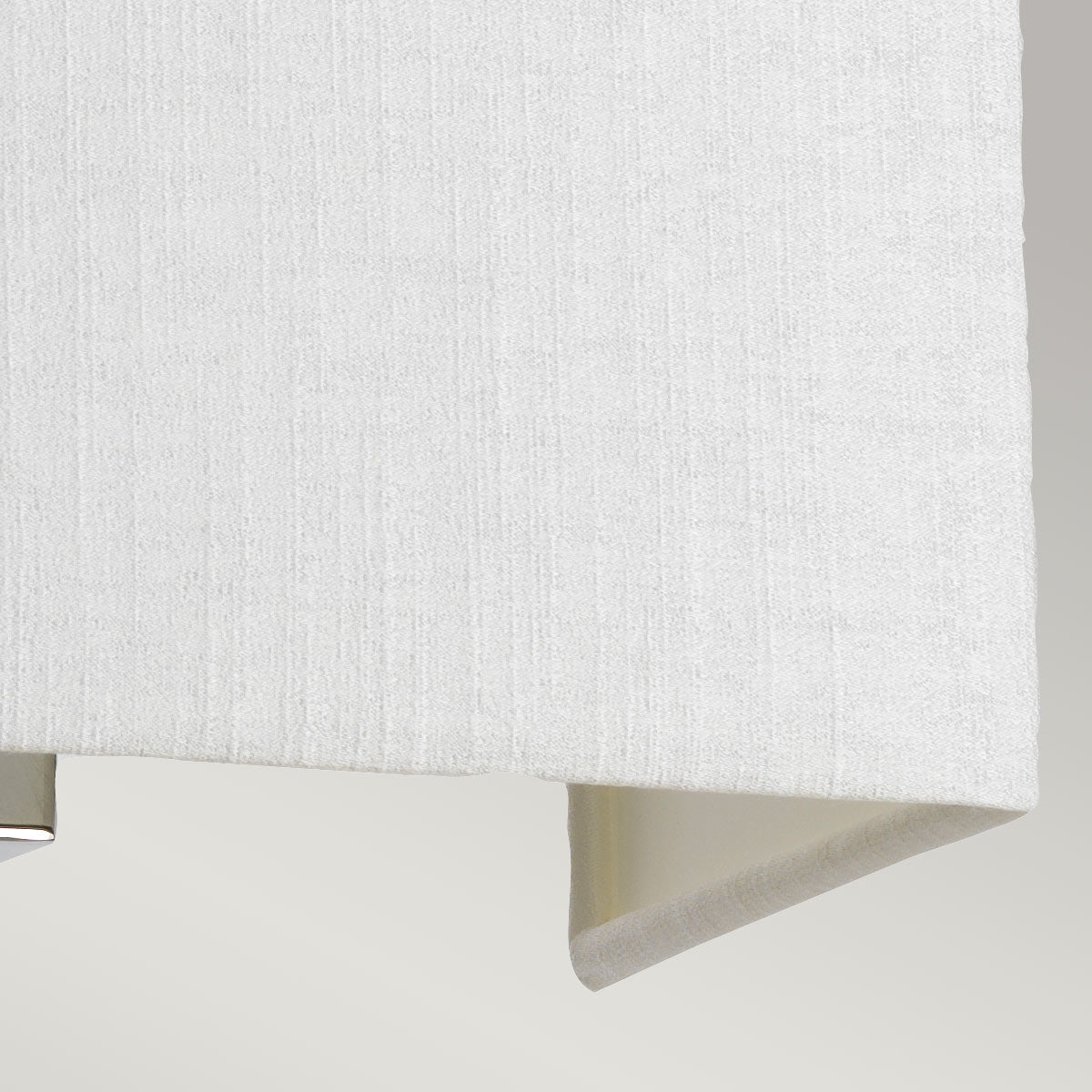 Designer's Lightbox Riley Medium Rectangular Wall Light with Polished Chrome Back Plate DL-RILEY-M-IV-PC